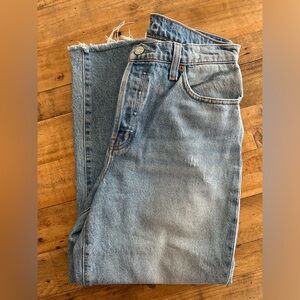 Etica Tyler High Rise Straight Jeans Size 28